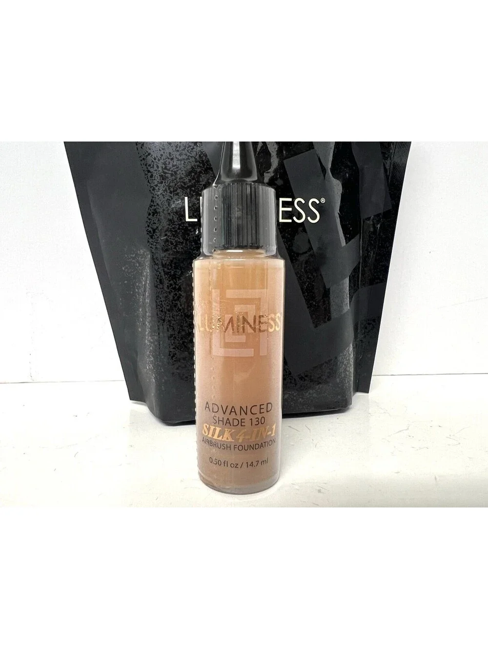 Luminess Advanced Shade 130 Silk 4-in-1 Airbrush Foundation 0.50 fl oz SEALED